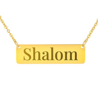 Load image into Gallery viewer, Shalom Necklace - Peace Christian Gift for Her
