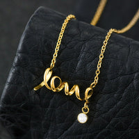 Load image into Gallery viewer, To My Lover Necklace, Anniversary or Valentine's Day Jewelry for Wife or Girlfriend - Love Pendant

