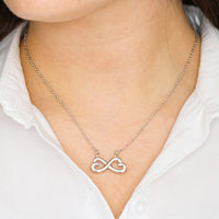 Load image into Gallery viewer, Friendship Necklace Friendship Gifts for Women Gifts for Best Friend Birthday Gift Best Friend Christmas Gifts for Her Females Bestie BFF Infinity Love Pendant
