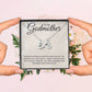 To My Godmother Necklace, Godmother Mothers Day Gift