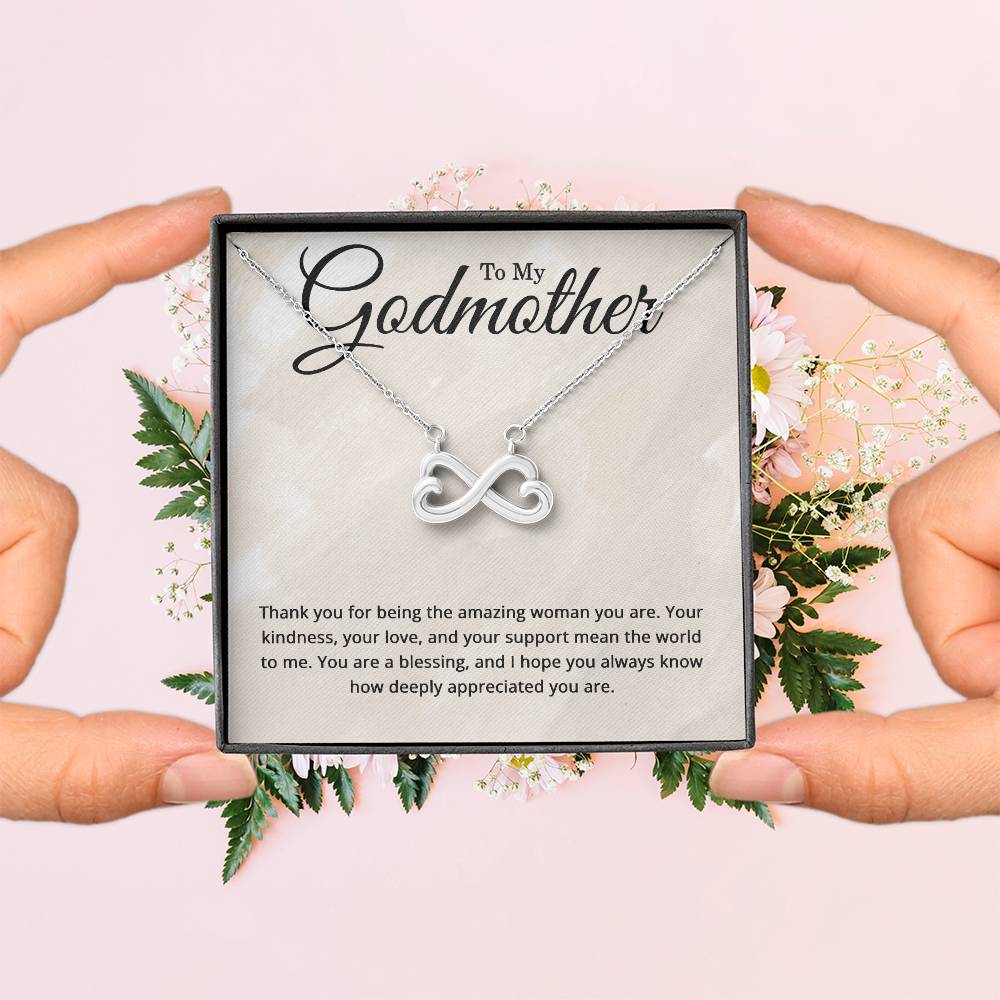 To My Godmother Necklace, Godmother Mothers Day Gift