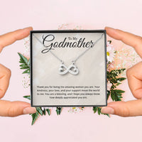 Load image into Gallery viewer, To My Godmother Necklace, Godmother Mothers Day Gift
