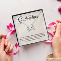 Load image into Gallery viewer, To My Godmother Necklace, Godmother Mothers Day Gift
