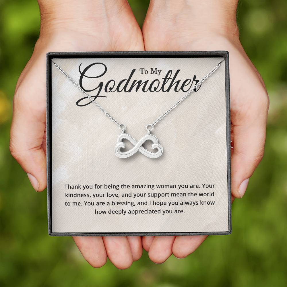 To My Godmother Necklace, Godmother Mothers Day Gift