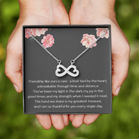 Load image into Gallery viewer, Friendship Necklace Friendship Gifts for Women Gifts for Best Friend Birthday Gift Best Friend Christmas Gifts for Her Females Bestie BFF Infinity Love Pendant
