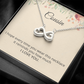 Cousin Necklace Cousin Birthday Gift Reminds You I Love You Cousin Christmas Gift for Her Heart Love Pendant