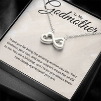 Load image into Gallery viewer, To My Godmother Necklace, Godmother Mothers Day Gift
