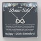 100th Birthday Gifts for Bonus Sister - To My Bonus Sister Necklace