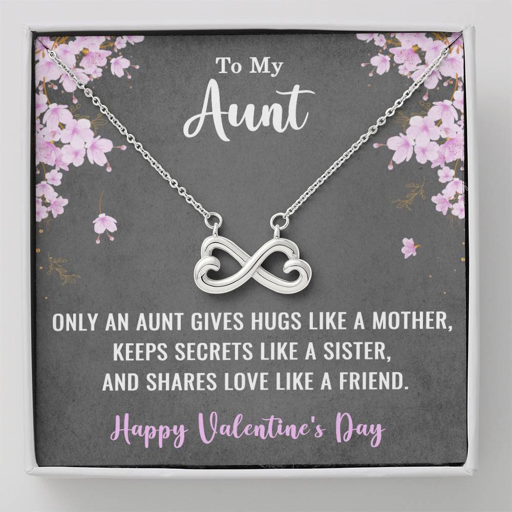 To My Aunt Necklace for Her Happy Valentines Day