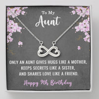 Load image into Gallery viewer, To My Aunt Necklace for Her 9th Birthday 9 Years Old Birthday
