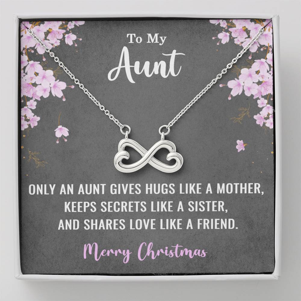 To My Aunt Necklace for Her Merry Christmas