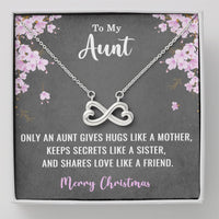 Load image into Gallery viewer, To My Aunt Necklace for Her Merry Christmas
