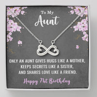 Load image into Gallery viewer, To My Aunt Necklace for Her 71st Birthday 71 Years Old Birthday
