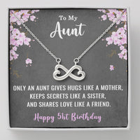 Load image into Gallery viewer, To My Aunt Necklace for Her 51st Birthday 51 Years Old Birthday
