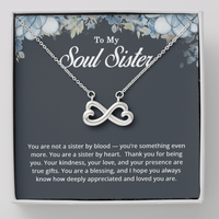 Load image into Gallery viewer, To My Soul Sister Necklace - Soul Sister Gifts for Women Best Friends
