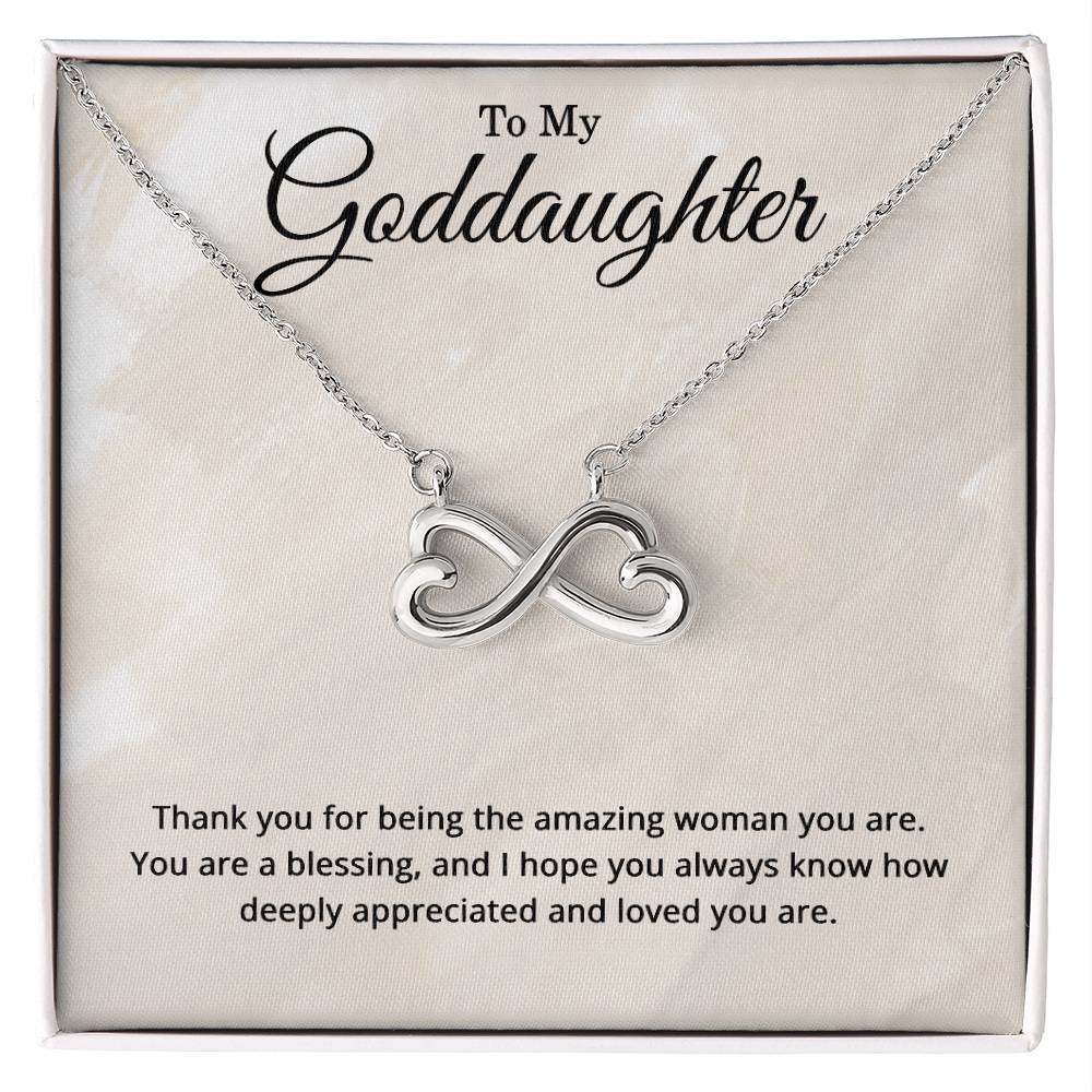 To My Goddaughter Necklace - Birthday Gifts for Goddaughter - Christmas Gifts for Goddaughter