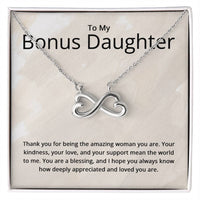 Load image into Gallery viewer, To My Bonus Daughter Necklace - Bonus Daughter Christmas Gift
