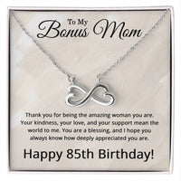 Load image into Gallery viewer, 85th Birthday Gifts for Bonus Mom - 85th Birthday Necklace for Bonus Mom - To My Bonus Mom Necklace
