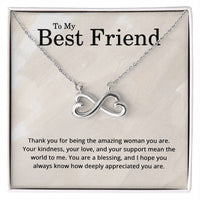Load image into Gallery viewer, To My Best Friend Necklace - Birthday Gifts for Best Friend - Friendship Christmas Gifts
