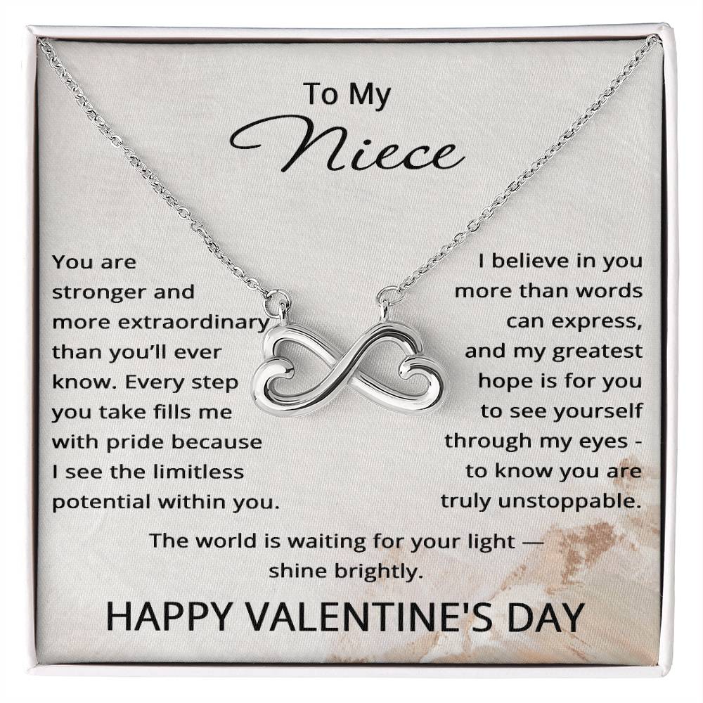 Valentines Day Necklace for Niece