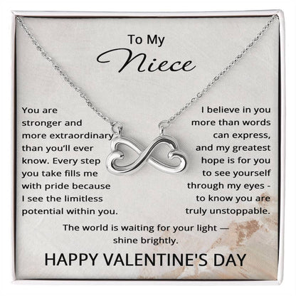 Valentines Day Necklace for Niece