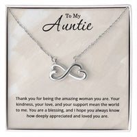 Load image into Gallery viewer, To My Auntie Necklace - Christmas Gifts for Auntie
