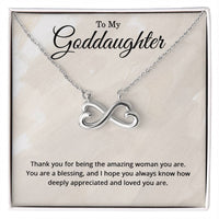 Load image into Gallery viewer, To My Goddaughter Necklace - Birthday Gifts for Goddaughter
