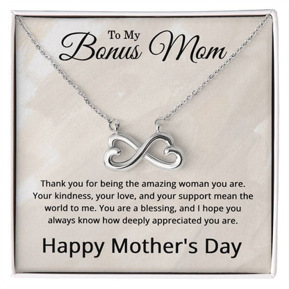 Bonus Mom Mothers Day Gift, To My Bonus Mom Necklace
