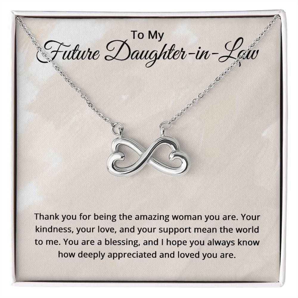 To My Future Daughter in Law Necklace - Future Daughter in Law Christmas Gifts