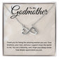 To My Godmother Necklace, Godmother Mothers Day Gift