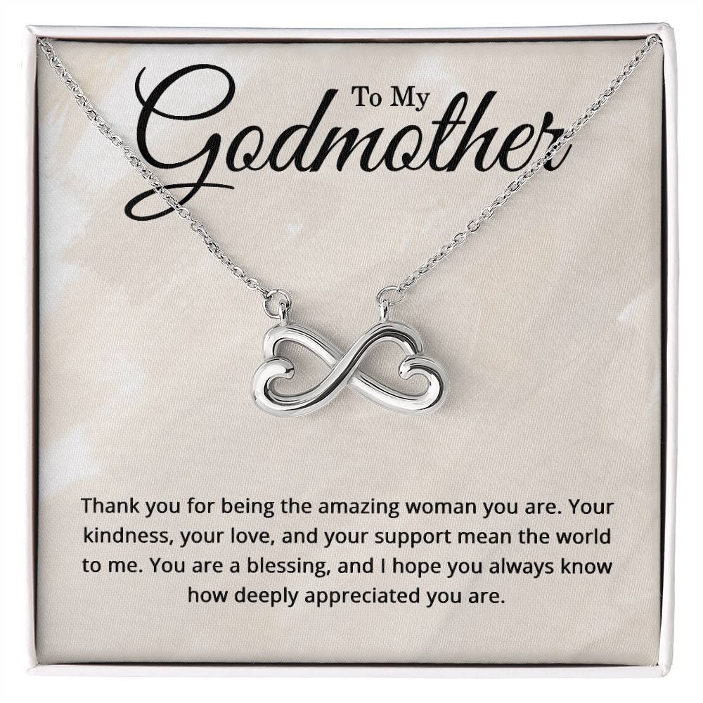 To My Godmother Necklace, Godmother Mothers Day Gift