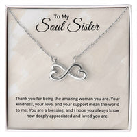 Load image into Gallery viewer, To My Soul Sister Necklace - Christmas Gifts for Soul Sister
