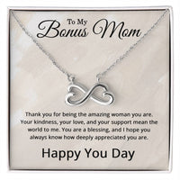 Load image into Gallery viewer, Happy You Day Gifts for Bonus Mom - Birthday Jewelry for Bonus Mom
