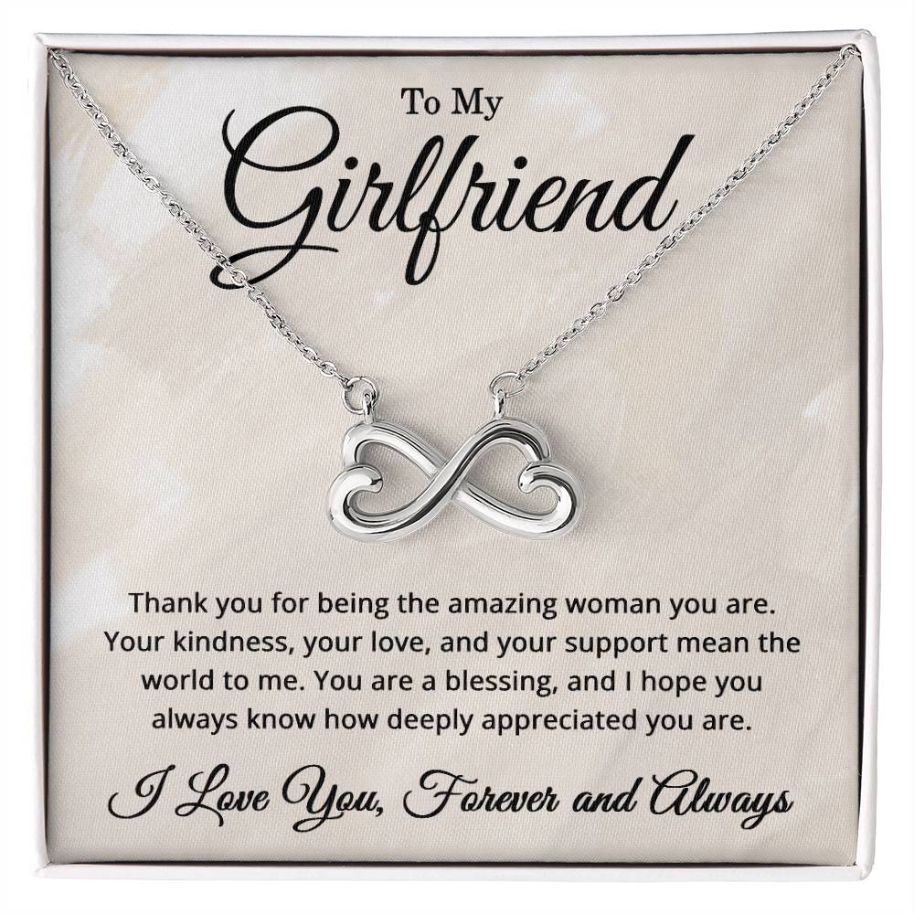 To My Girlfriend Necklace - Birthday Gifts for Girlfriend - Christmas Gifts for Girlfriend