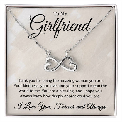 To My Girlfriend Necklace - Birthday Gifts for Girlfriend - Christmas Gifts for Girlfriend