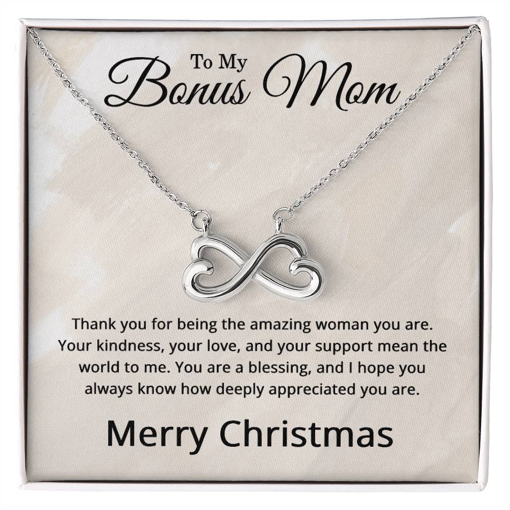 Christmas Gifts for Bonus Mom - Christmas Necklace for Bonus Mom