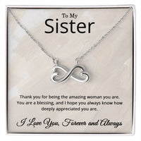 Load image into Gallery viewer, To My Sister Necklace - Christmas Gifts for Sister from Brother
