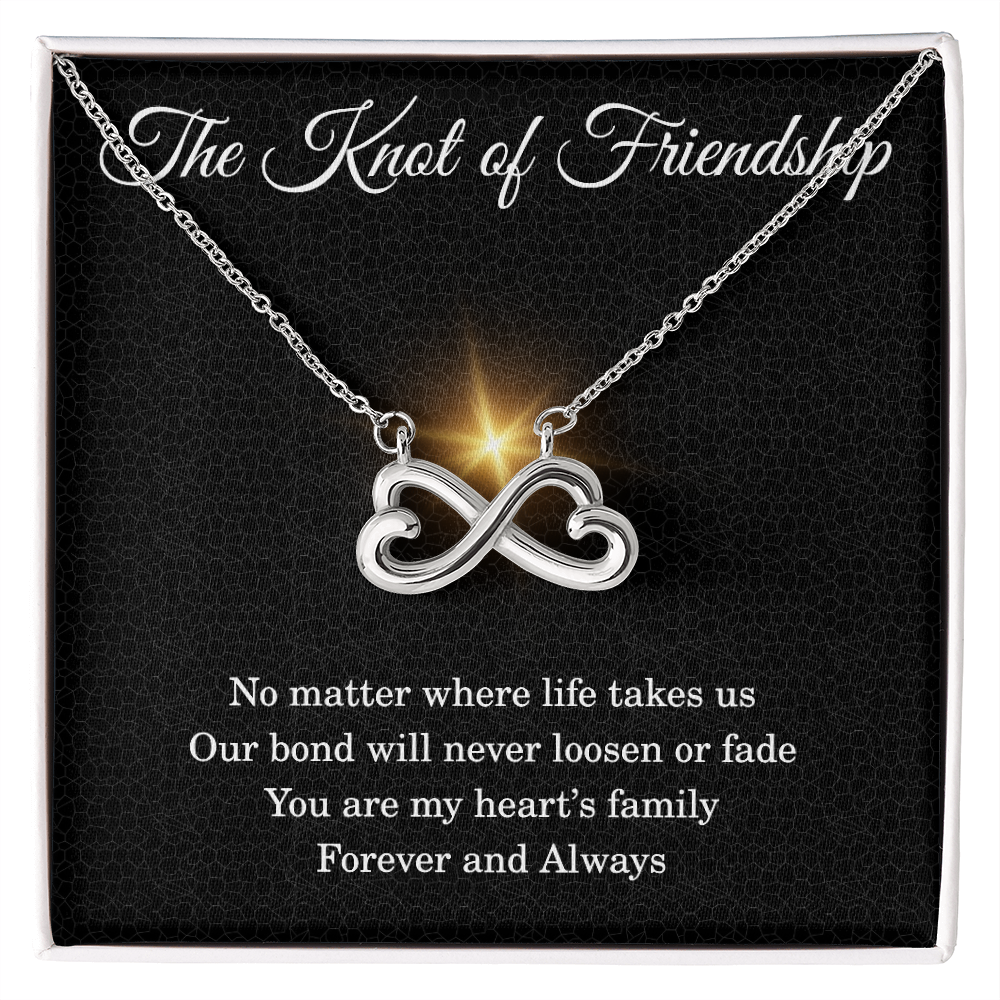 Friendship Gifts for Women Friendship Necklace for Her Birthday Gifts for Best Friend Knot of Necklace Christmas Gifts for Bestie BFF