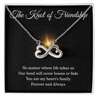Load image into Gallery viewer, Friendship Gifts for Women Friendship Necklace for Her Birthday Gifts for Best Friend Knot of Necklace Christmas Gifts for Bestie BFF

