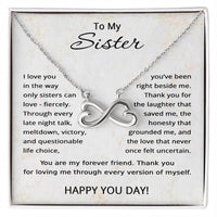Load image into Gallery viewer, Happy You Day Gifts for Sister - Birthday Necklace for Sister
