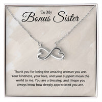 Load image into Gallery viewer, To My Bonus Sister Necklace - Christmas Gifts for Bonus Sister
