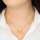 Best Friend Necklace for Her Sister Birthday Gift for Women Jewelry for Her Christmas Thank You Necklace Endless Infinity Love Pendant Soul Laugh Tear Moment
