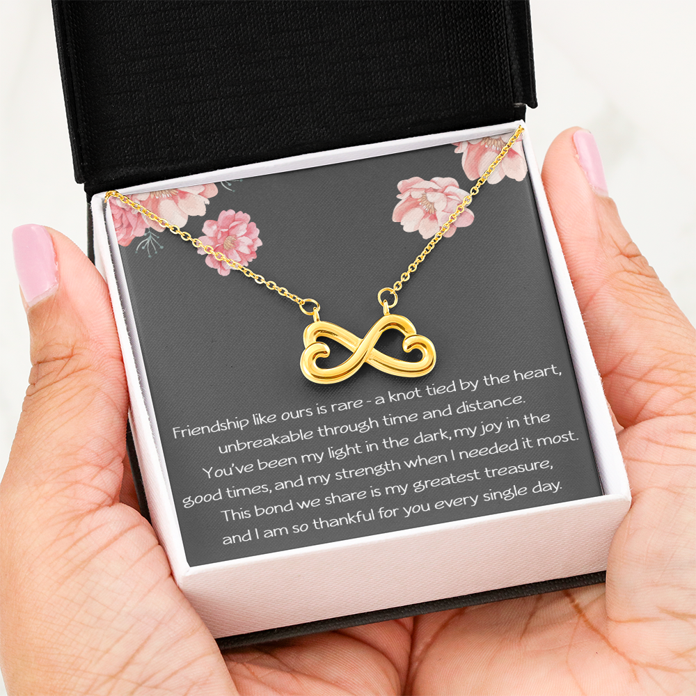 Friendship Necklace Friendship Gifts for Women Gifts for Best Friend Birthday Gift Best Friend Christmas Gifts for Her Females Bestie BFF Infinity Love Pendant