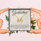 To My Godmother Necklace, Godmother Mothers Day Gift