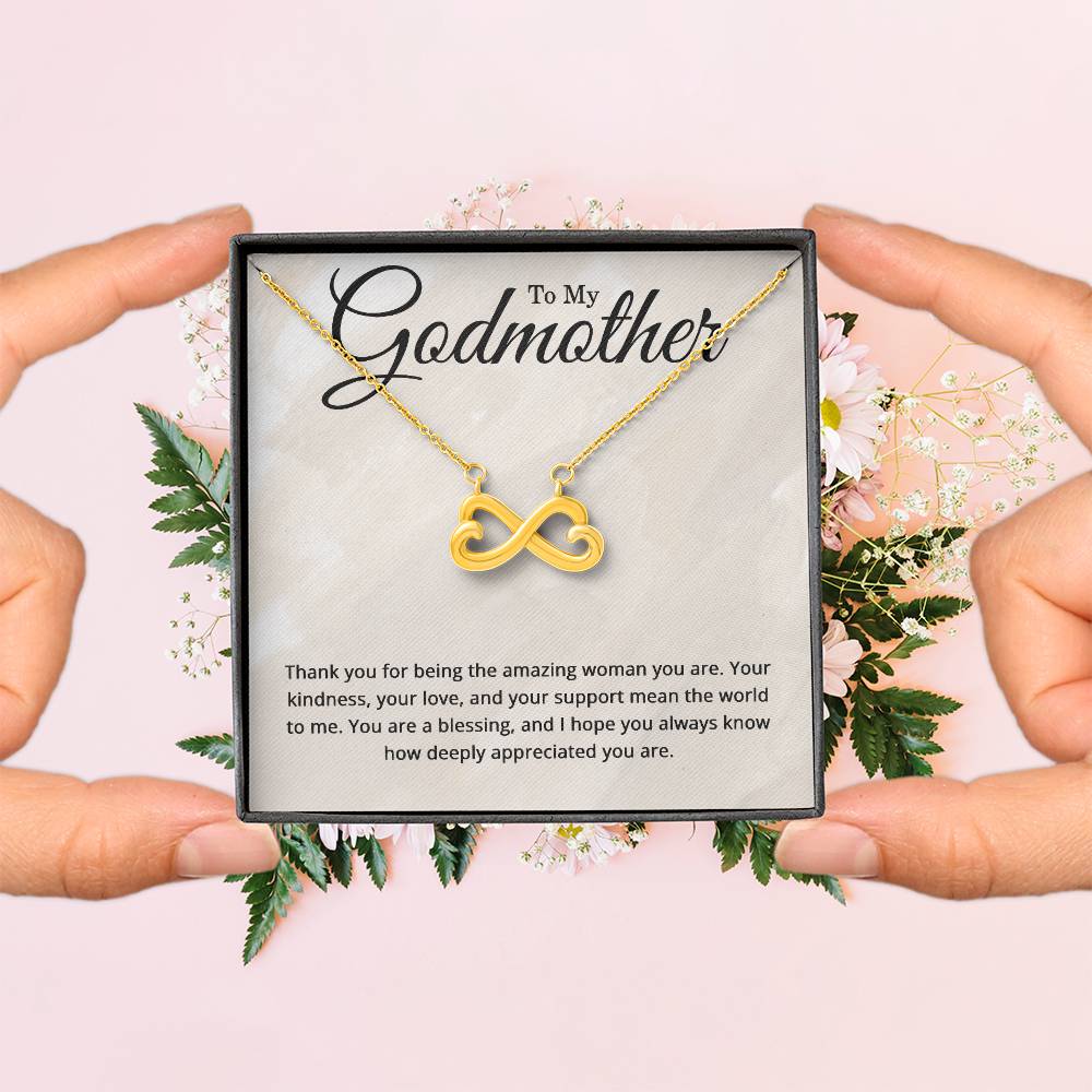 To My Godmother Necklace, Godmother Mothers Day Gift