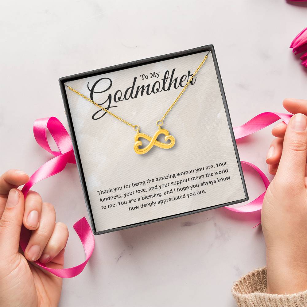 To My Godmother Necklace, Godmother Mothers Day Gift
