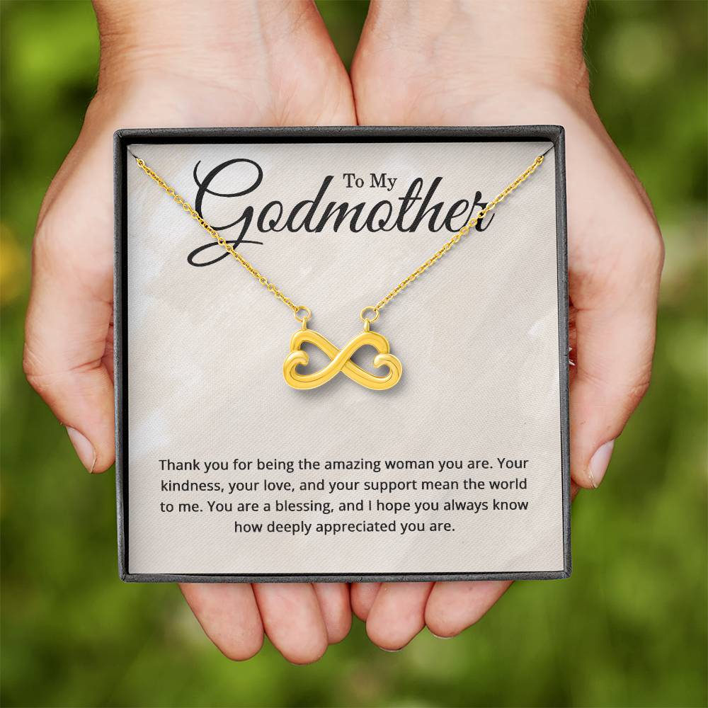 To My Godmother Necklace, Godmother Mothers Day Gift