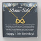 17th Birthday Gifts for Bonus Sister - To My Bonus Sister Necklace