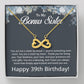 39th Birthday Gifts for Bonus Sister - To My Bonus Sister Necklace
