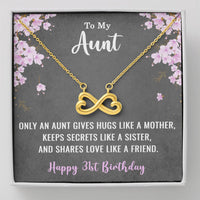 Load image into Gallery viewer, To My Aunt Necklace for Her 31st Birthday 31 Years Old Birthday
